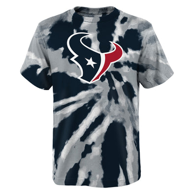 Outerstuff NFL Youth Boys Houston Texans Team Logo Tie Dye T-Shirt