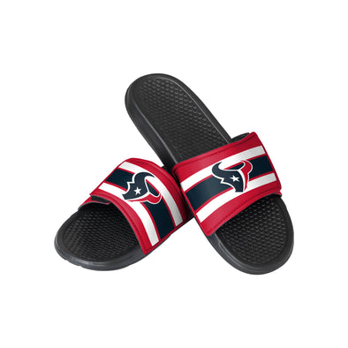 FOCO NFL Youth Houston Texans Legacy Sport Slide Flip Flop Sandals