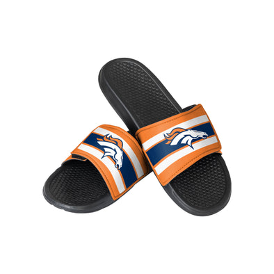 FOCO NFL Youth Denver Broncos Legacy Sport Slide Flip Flop Sandals