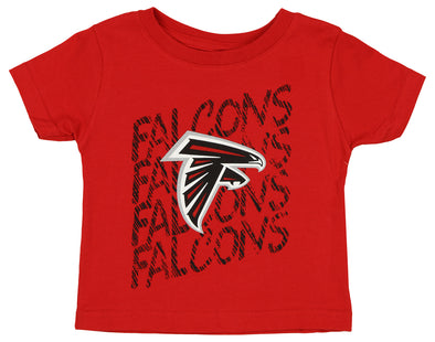 Outerstuff NFL Infant Atlanta Falcons Fan Scribble Short Sleeve T-Shirt