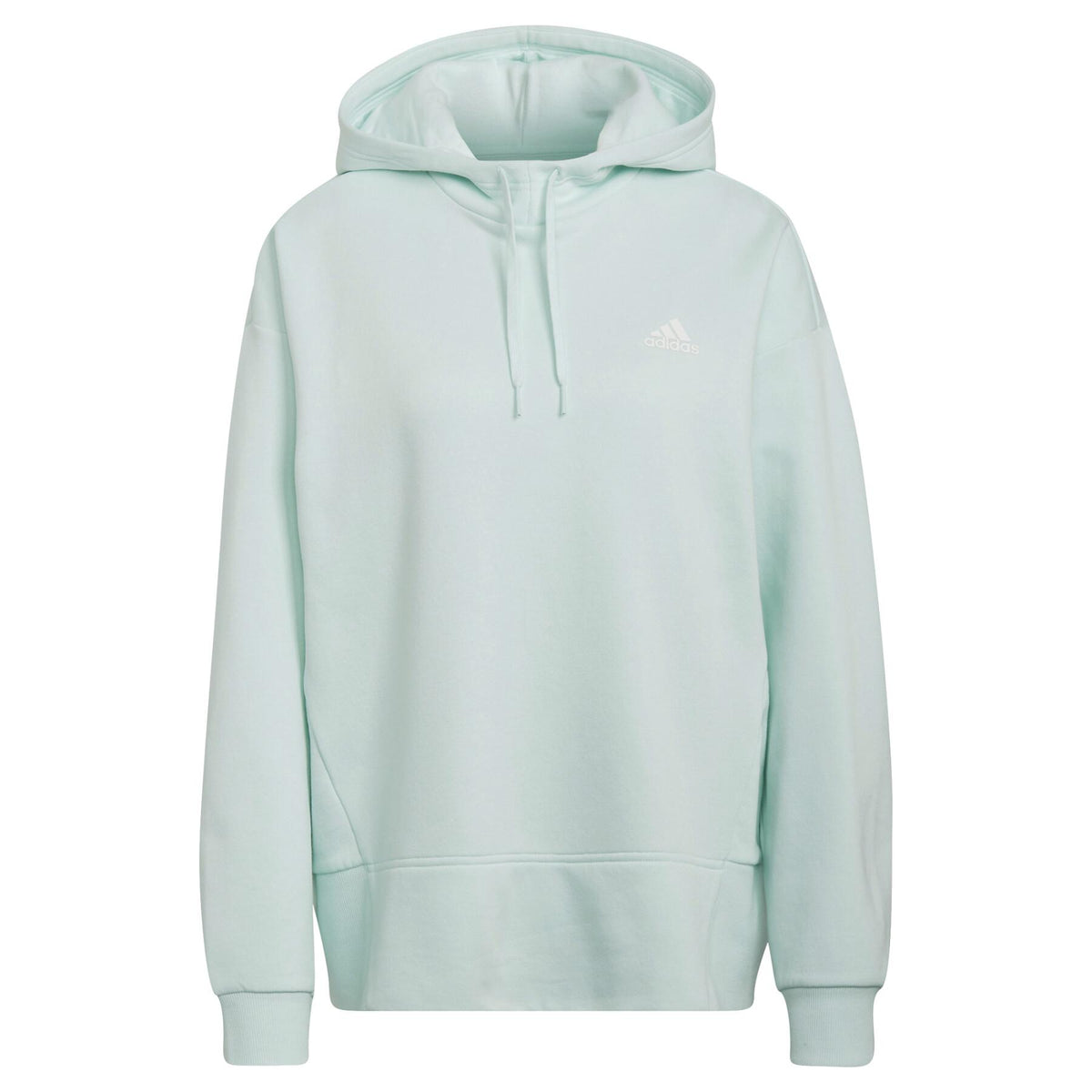 Adidas Women s Essential Studio Hoodie Ice Mint White Fanletic