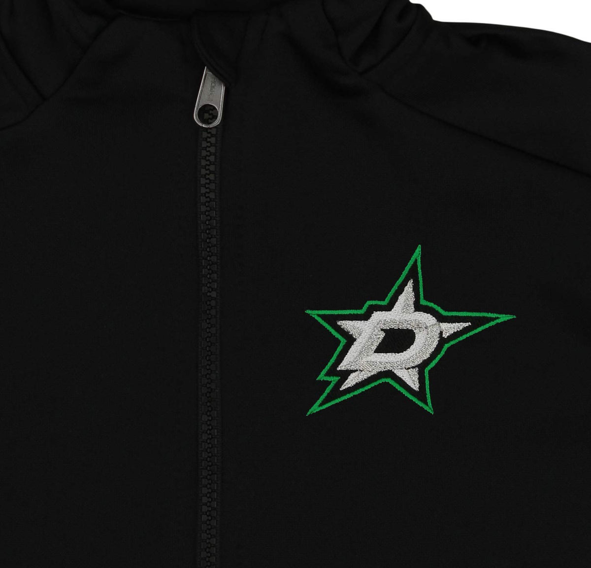 New Black Reebok Dallas Stars Hooded Full Zip Jacket Large