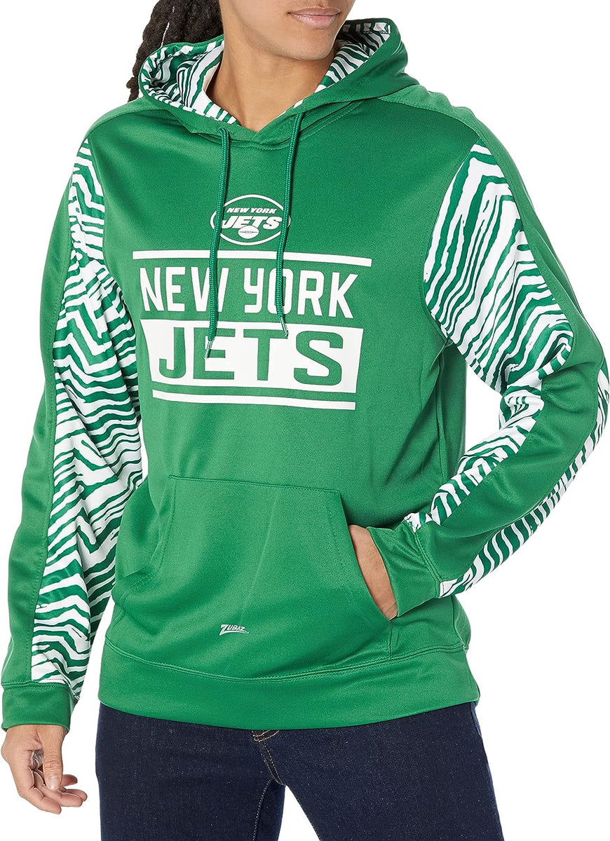 Zubaz NFL Men's New York Jets Team Color with Zebra Accents