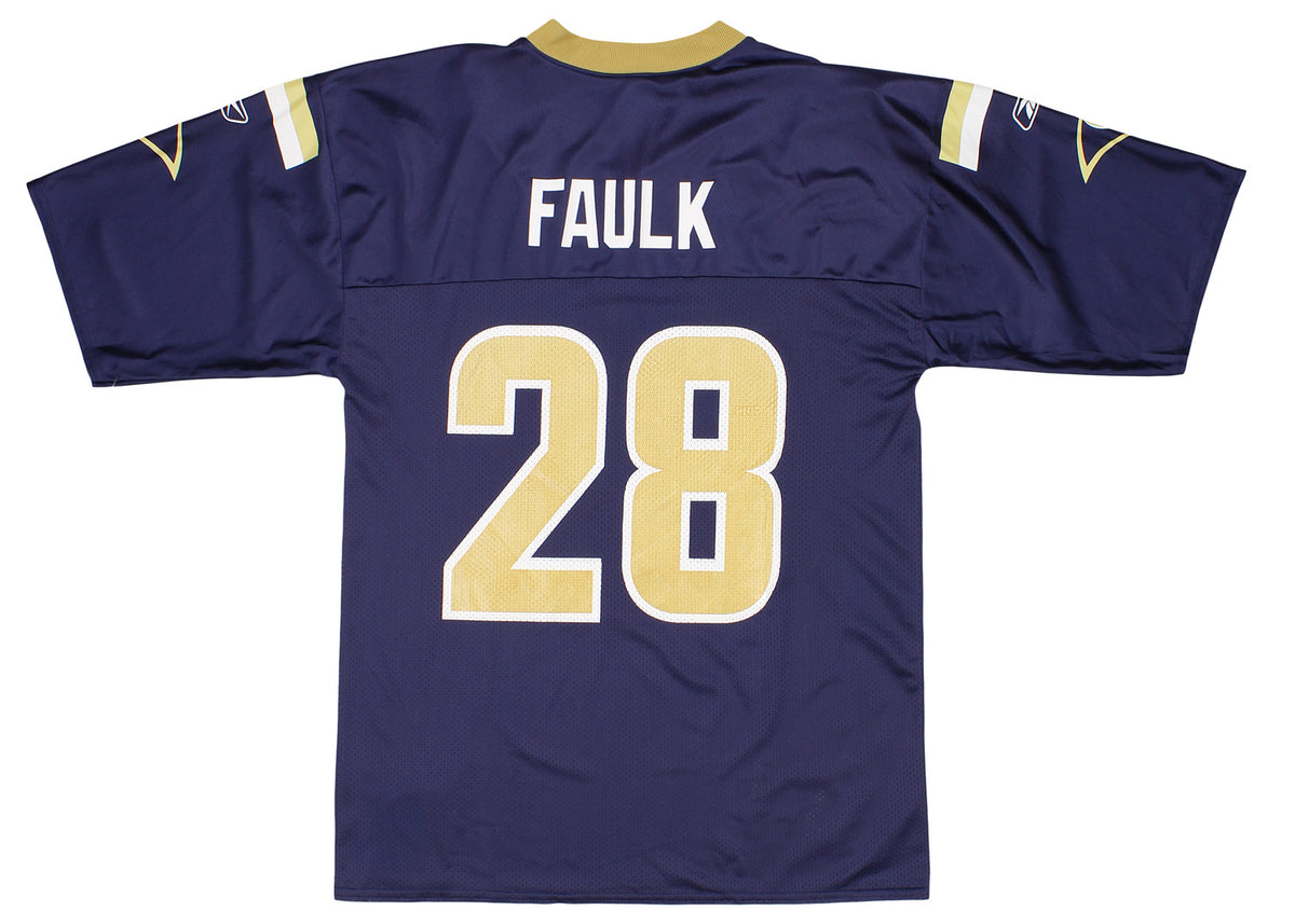 Rams St Louis Jersey Reebok NFL Men's Louis Rams Marshall Faulk