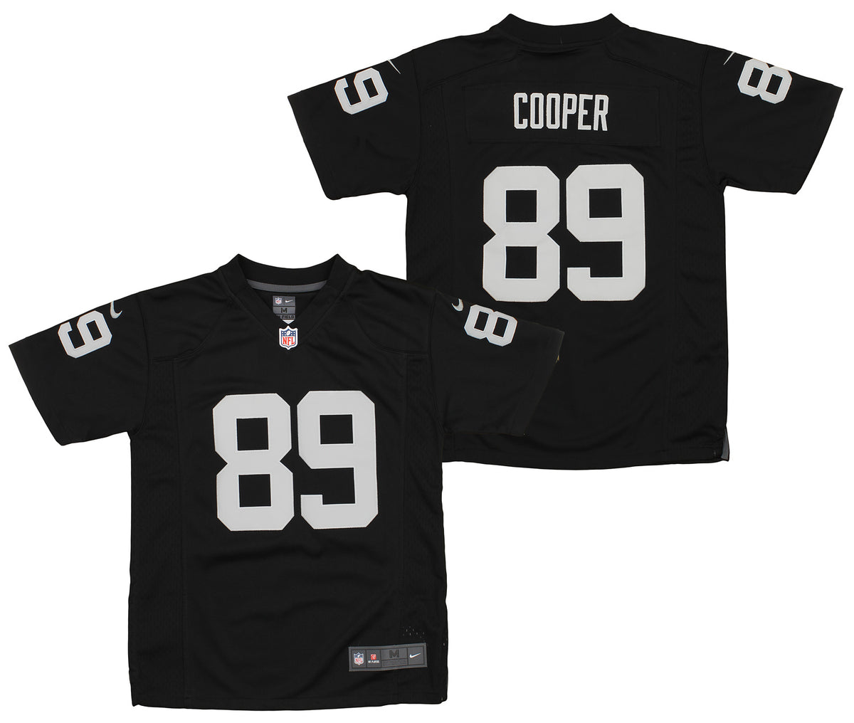 Boys Large Youth Nike Las Vegas Raiders Amari Cooper #89 White Jersey NWT