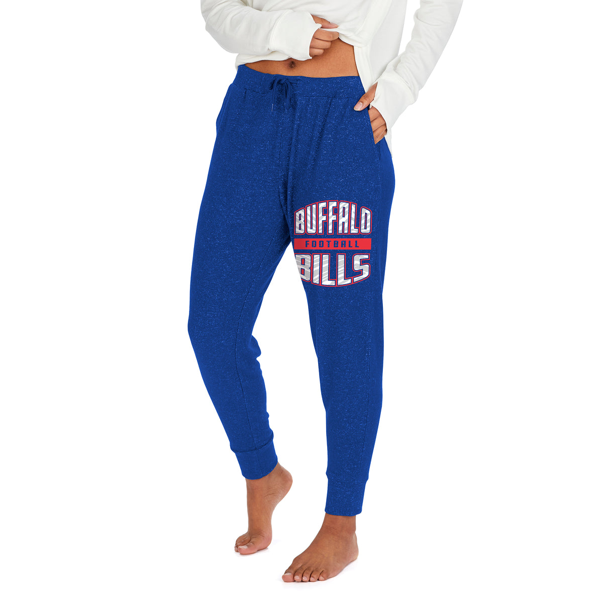 Ladies Zubaz Buffalo Bills Football Sweatshirt