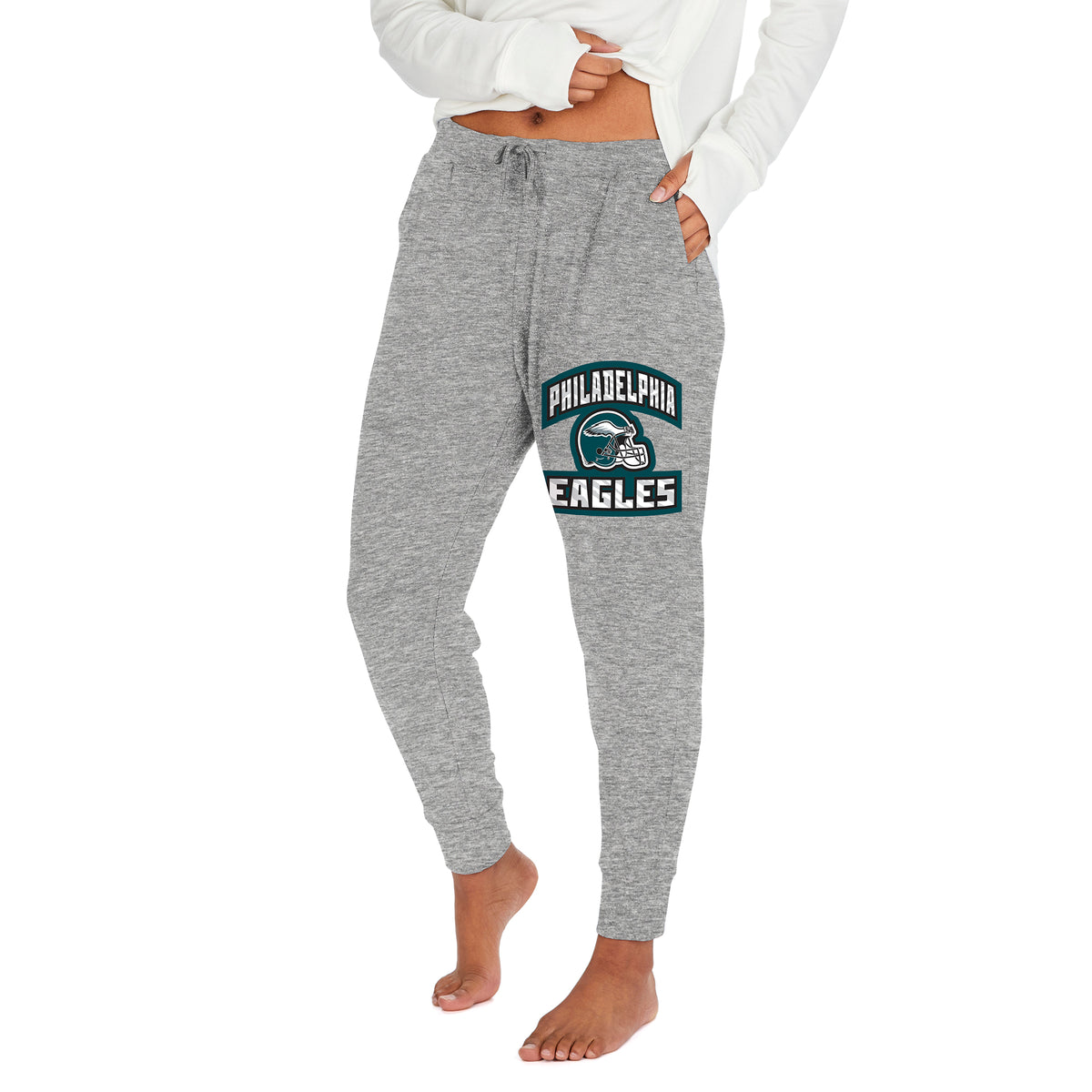 Zubaz NFL Women's Tennessee Titans Marled Gray Soft Jogger – Fanletic