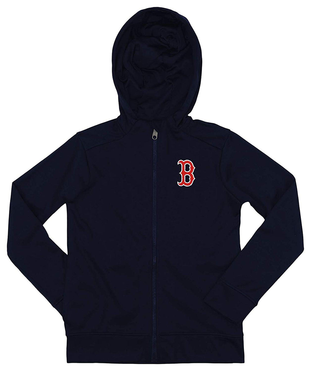 Boston Red Sox MLB Baseball Mighty Mac Sports Youth Fleece Sweatshirt Lg  16-18