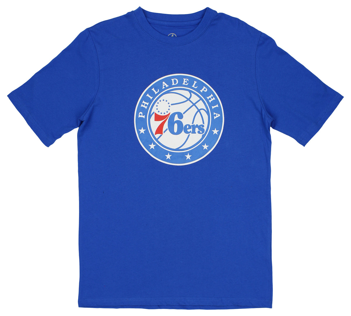 FISLL NBA Men's Philadelphia 76ers Team Color Logo Premium T-Shirt