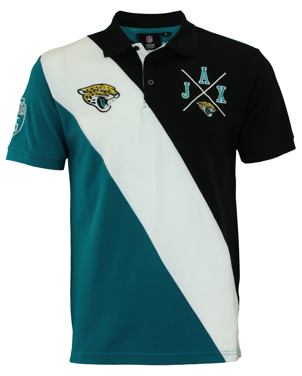 FOCO Jacksonville Jaguars NFL Mens Workday Warrior Polyester Polo