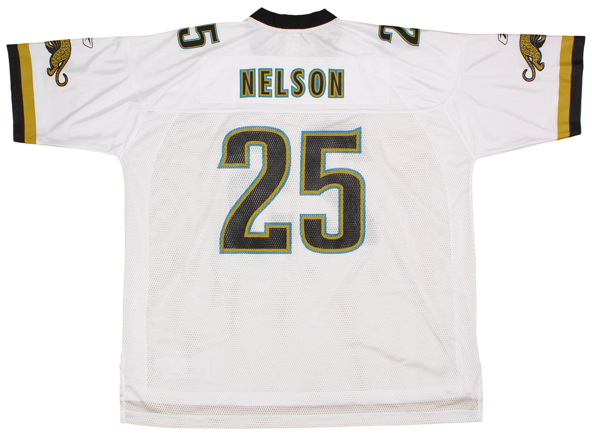 Reebok NFL Men's Jacksonville Jaguars Reggie Nelson #25 Jersey, White –  Fanletic