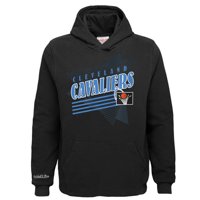 Mitchell & Ness Cleveland Cavaliers NBA Boy's Youth Dimension Fleece Hoodie, Black