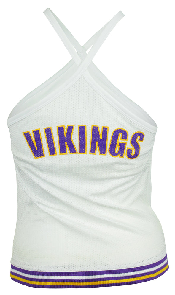 Reebok Minnesota Vikings NFL Juniors Fashion Halter Top, White
