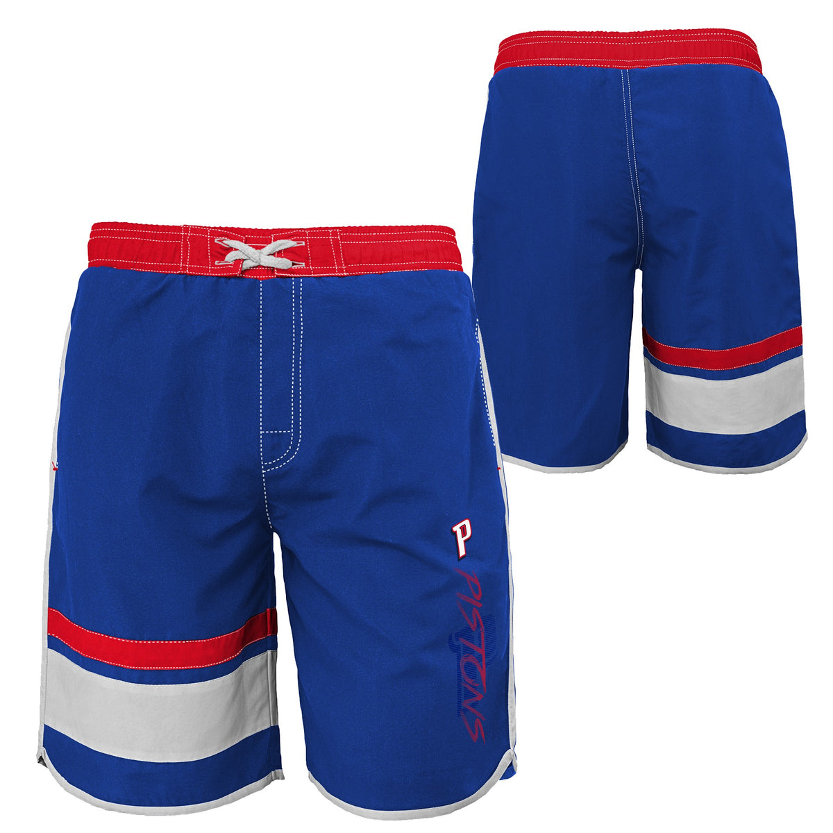 Outerstuff MLB Youth Boys (8-20) New York Mets Color Block Swim Trunk