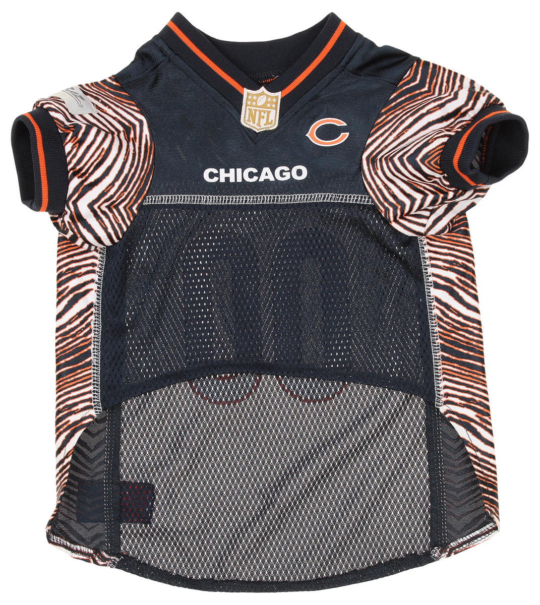 Zubaz NFL Team Pet Jersey for Dogs, Chicago Bears, Medium