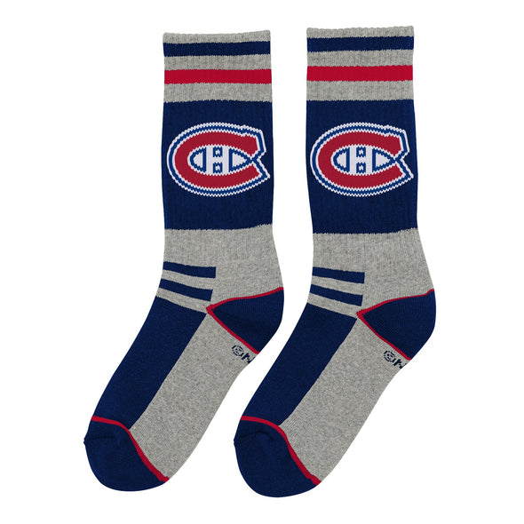 Outerstuff NHL Youth (9Y-12Y) Montreal Canadians 3-Pack Socks