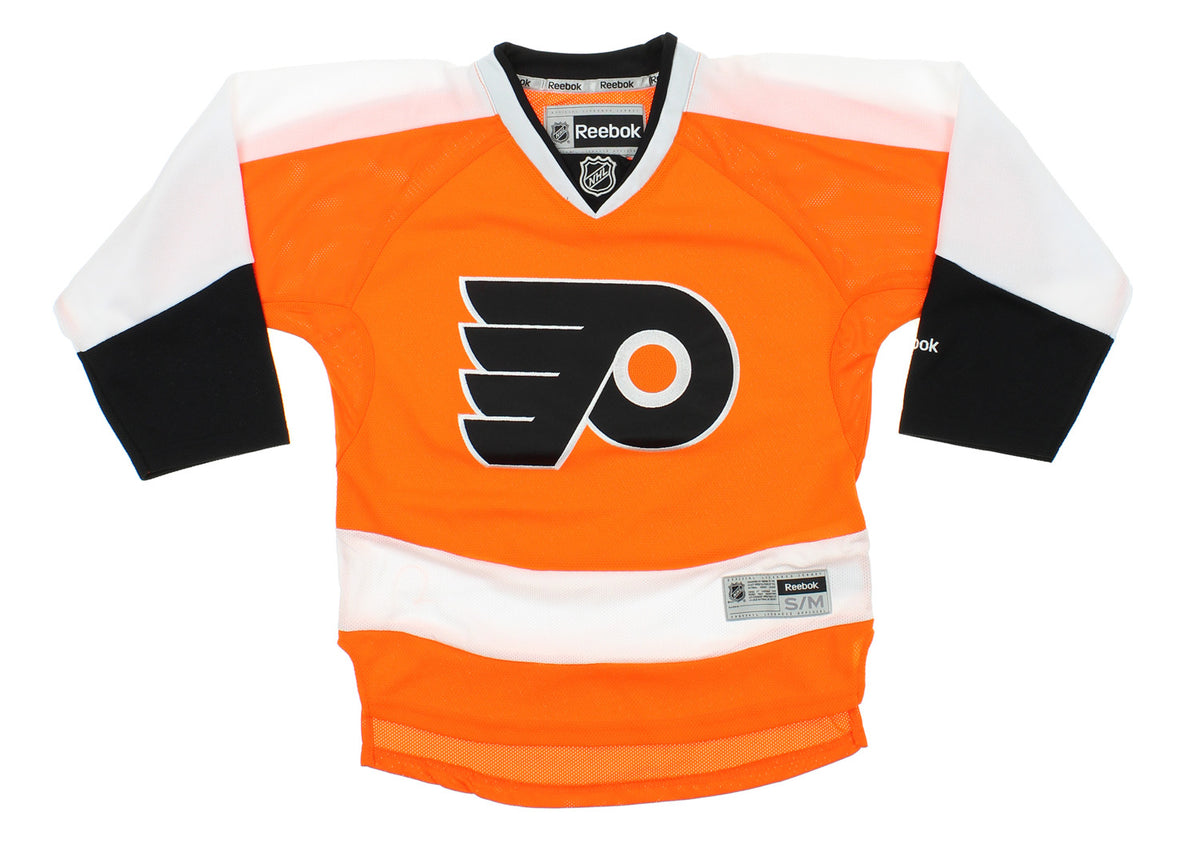 Reebok NHL Youth Philadelphia Flyers Home Color Blank Jersey, Orange –  Fanletic