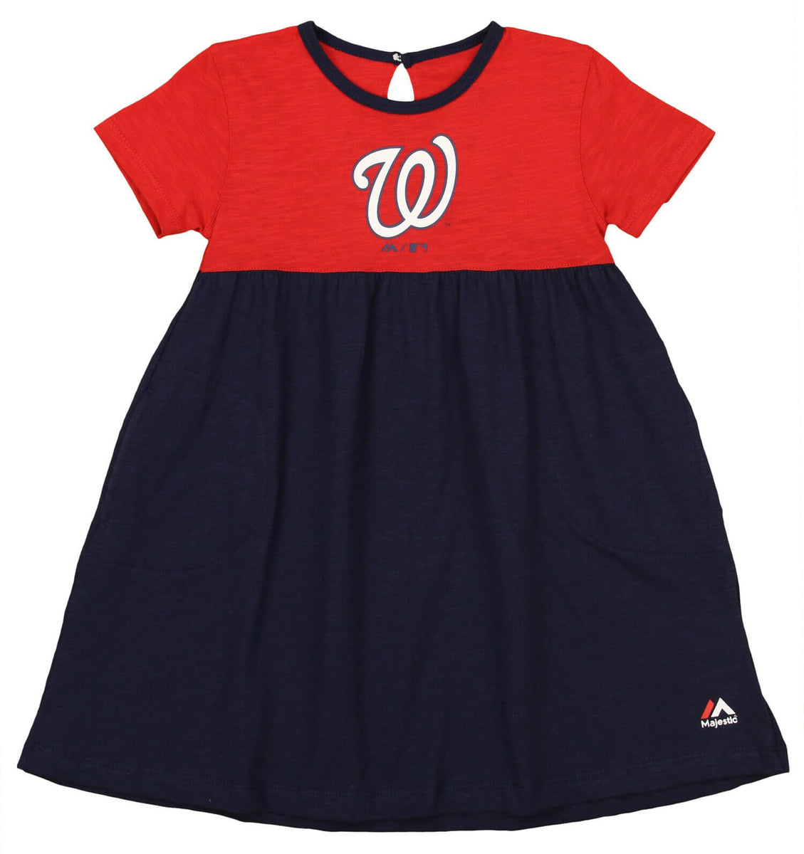 Outerstuff MLB Baby Girls Infant 7th Inning Twirl Dress - Team options