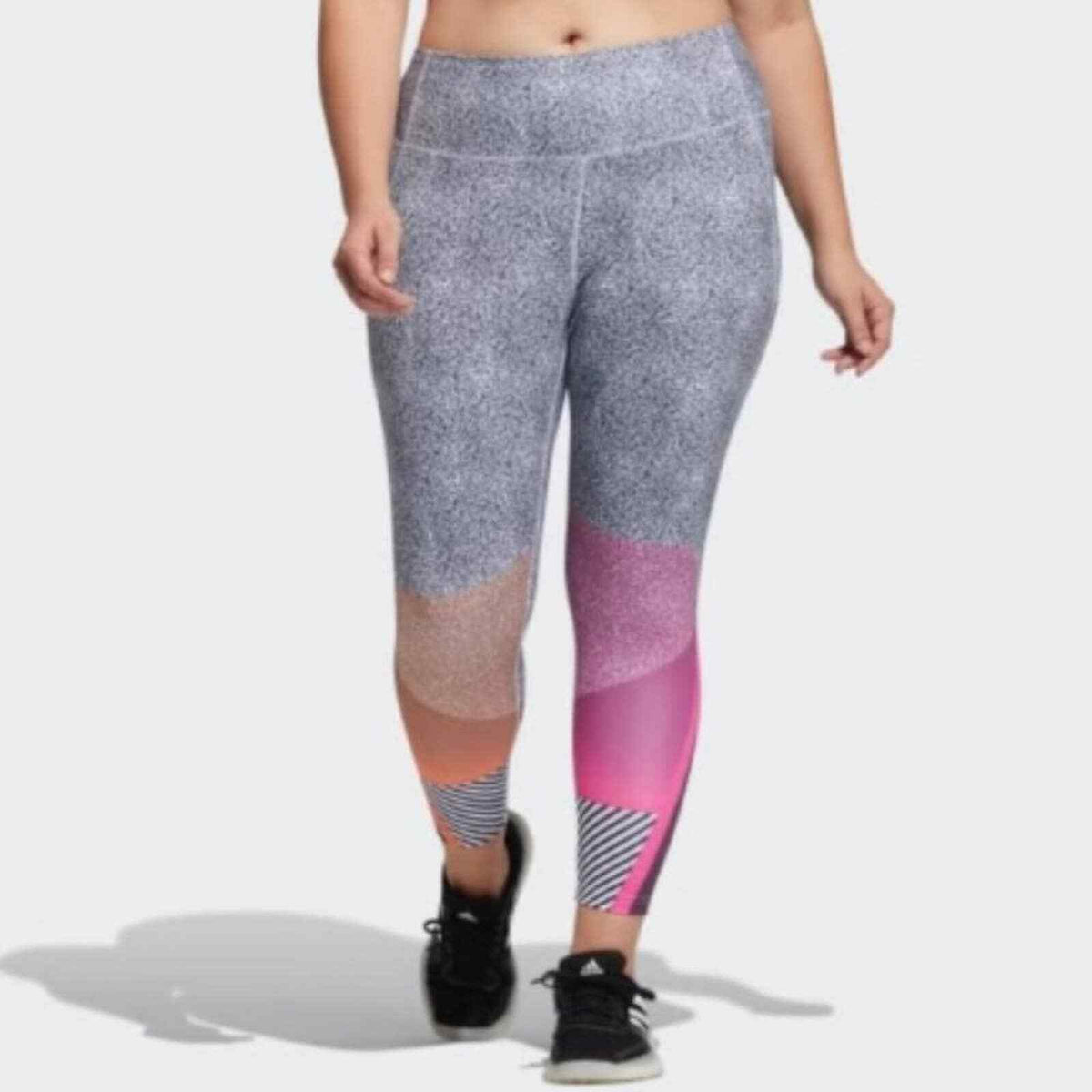 Adidas X Peloton Women's 7/8 Length HEAT.RDY Tights, Plus Size – Fanletic