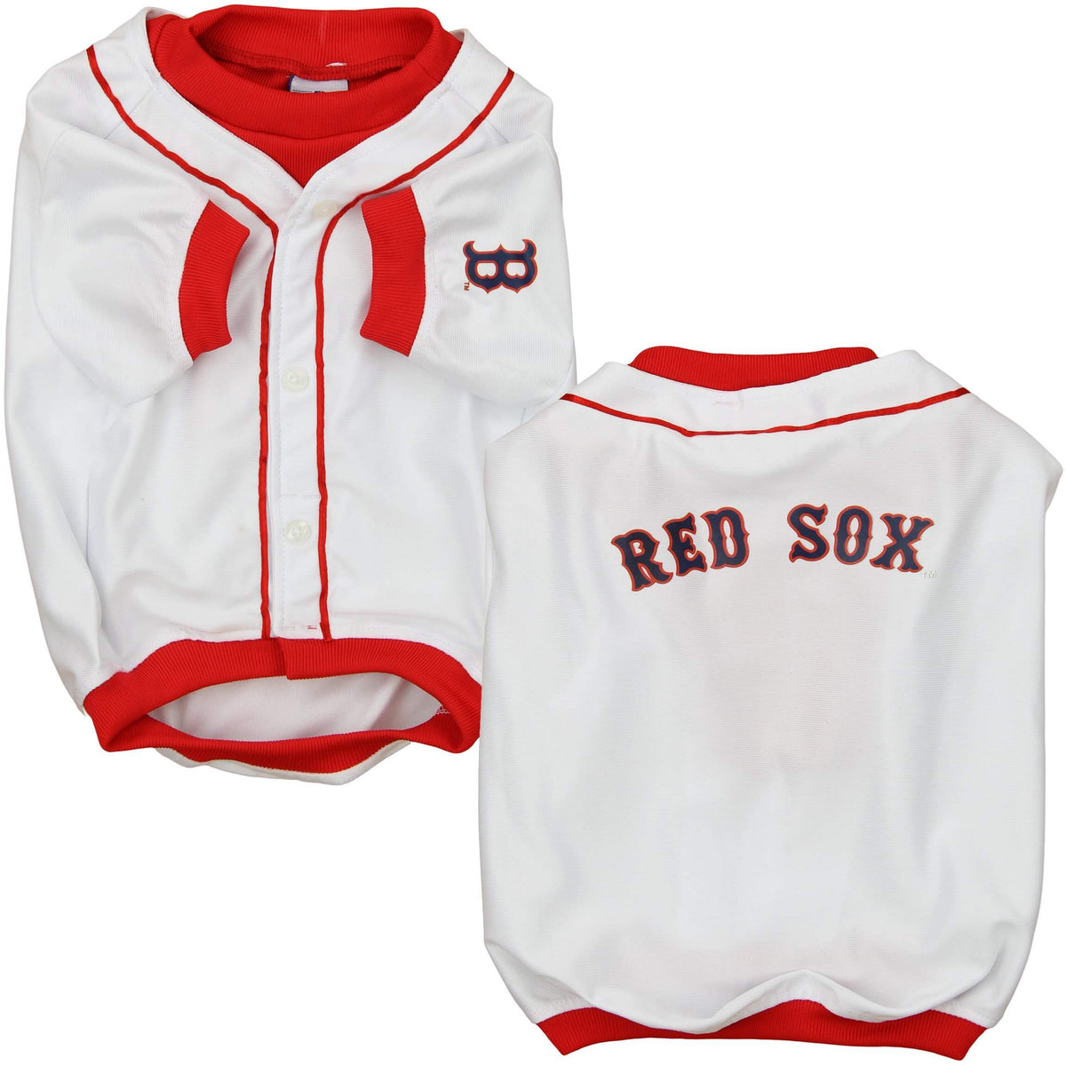 Sporty K9 MLB Boston Red Sox Baseball Dog Jersey, White – Fanletic