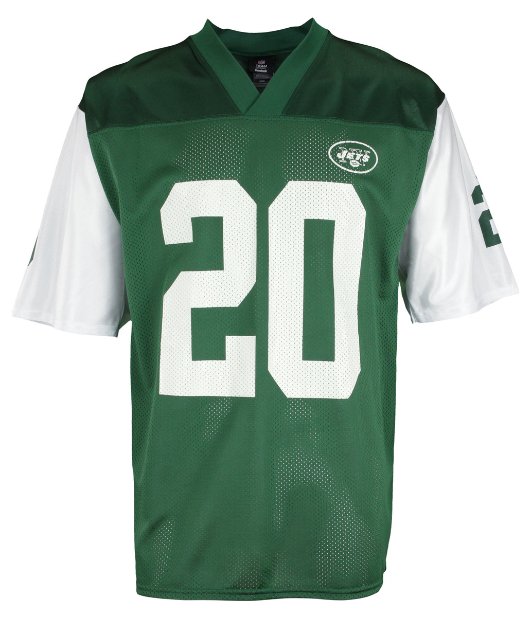 Reebok New York Jets Thomas Jones #20 NFL Vintage Women's Dazzle Jersey, Pink