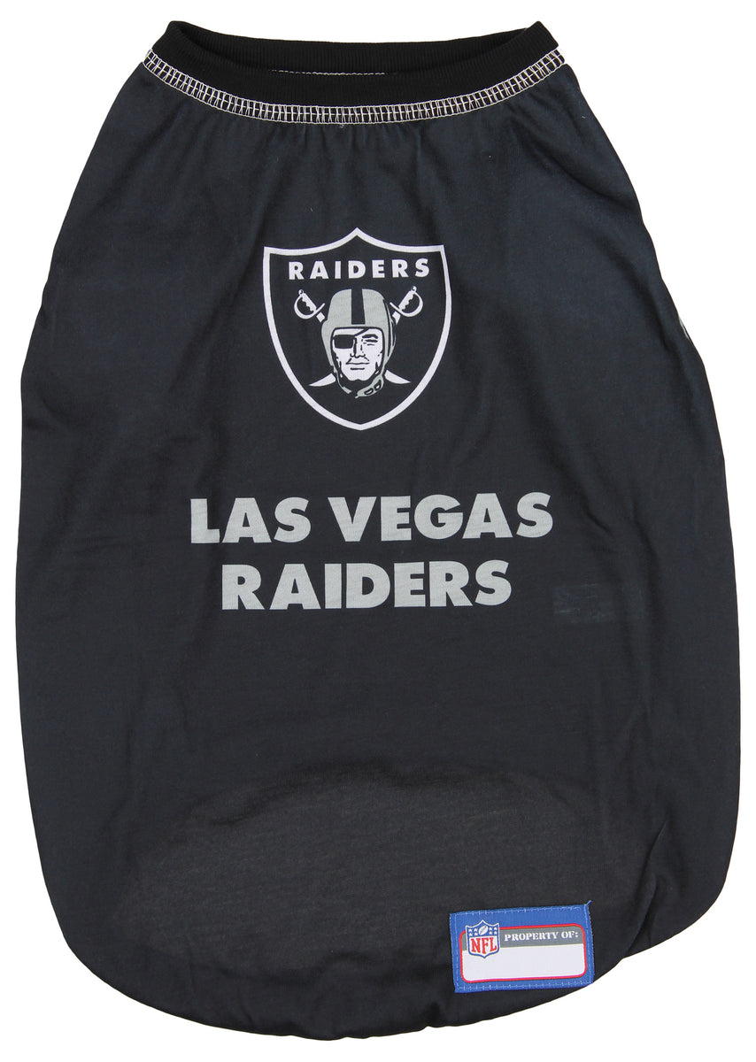 Pets First NFL Las Vegas Raiders Premium Dog Jersey, 4 Sizes Available 