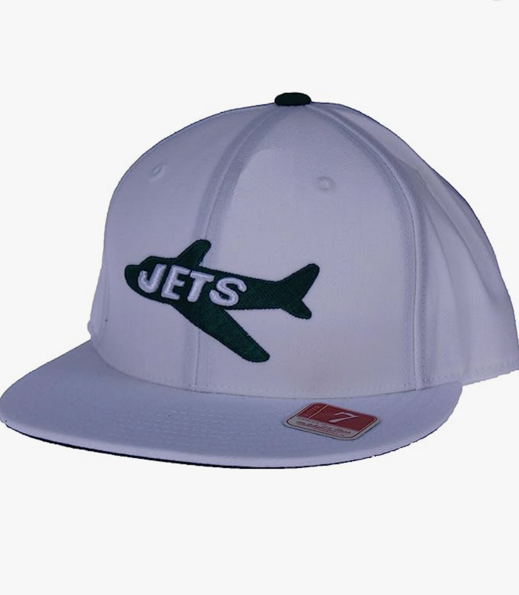 Mitchell & Ness NFL New York Jets Large Wordmark 2-Tone Fitted Hat, Gr –  Fanletic