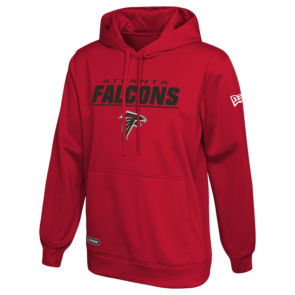 Men's New Era Black Atlanta Falcons School of Hard Knocks Pullover Hoodie