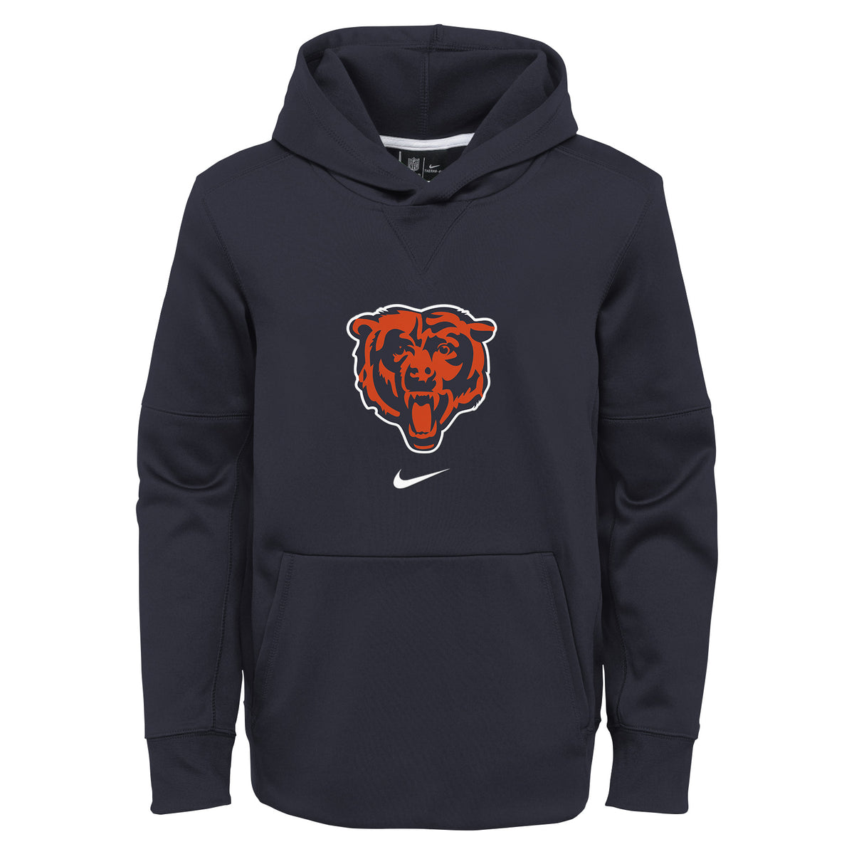 Chicago Bears Youth Nike Therma Hood Sweatshirt Large = 14-16