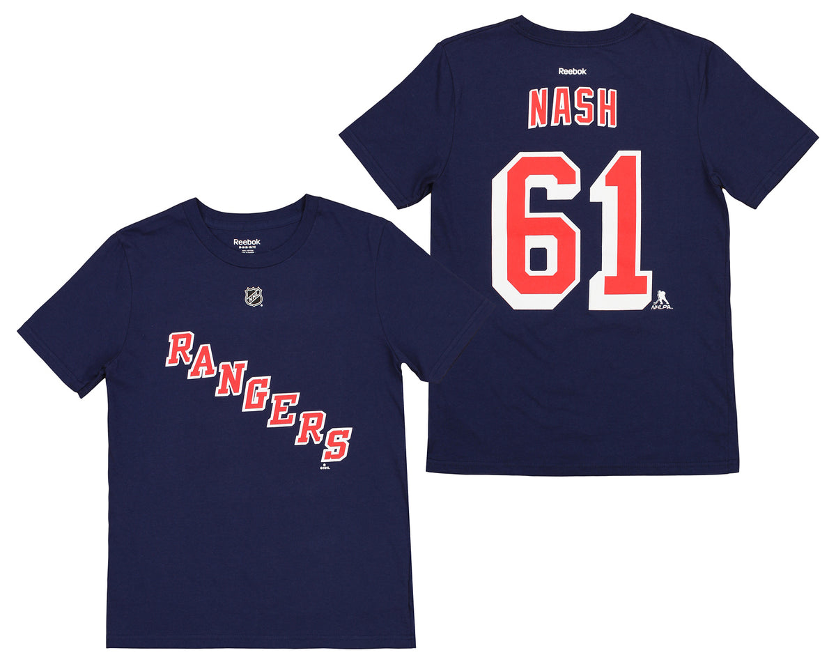 Reebok NHL Youth (8-20) Rick Nash New York Rangers Short Sleeve T