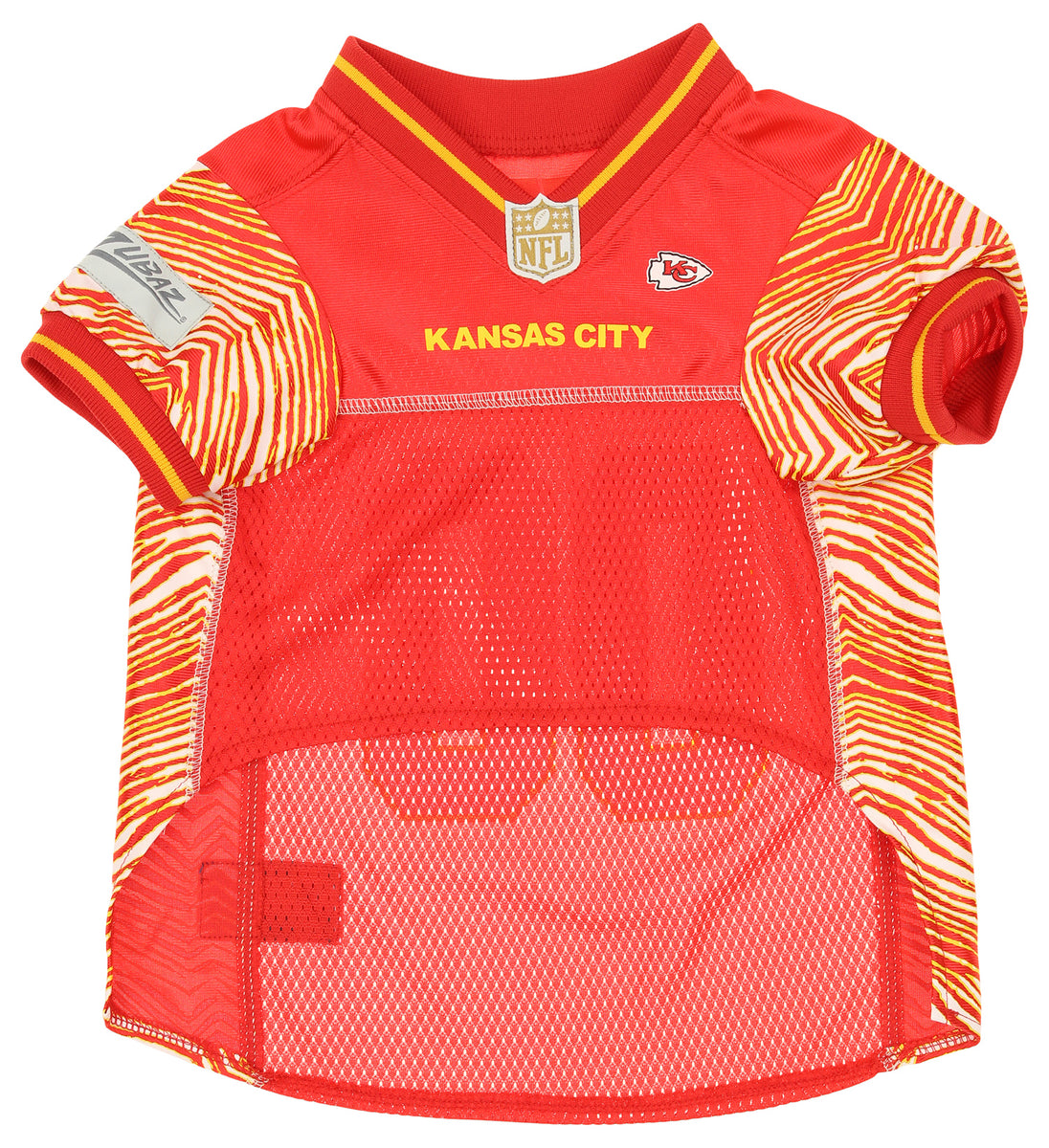 Zubaz NFL Team Pet T-Shirt for Dogs, Kansas City Chiefs, X-Small