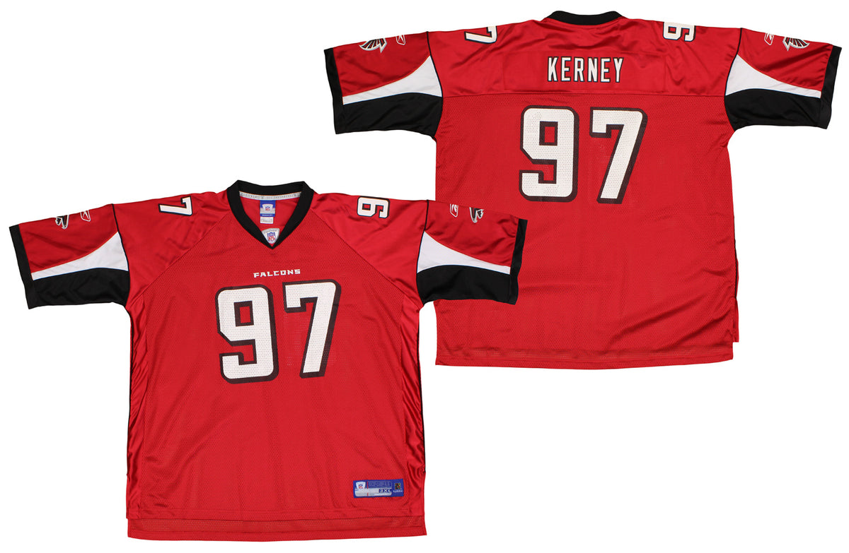 Reebok NFL Men's Atlanta Falcons Patrick Kerney #97 Replica Jersey, White