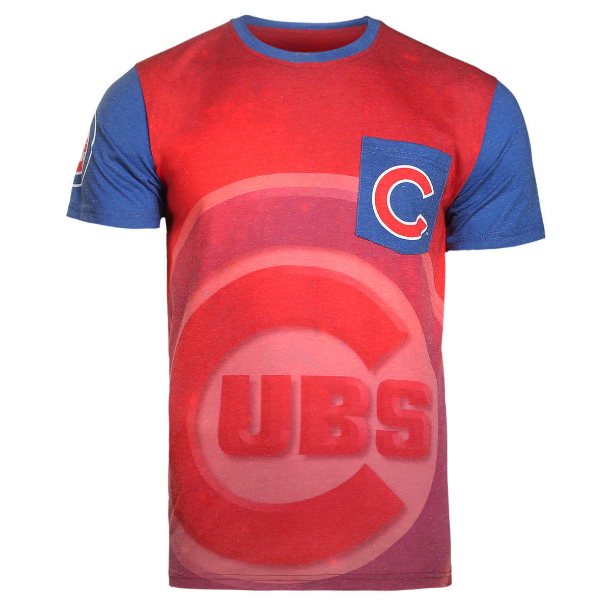 Klew MLB Men's Chicago Cubs Big Logo Tank Top Shirt, Blue Small