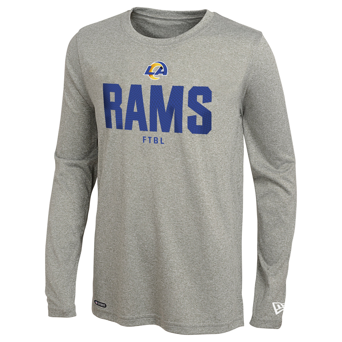 New Era NFL Men's Los Angeles Rams Dri-Tek Heathered Grey Long Sleeve –  Fanletic