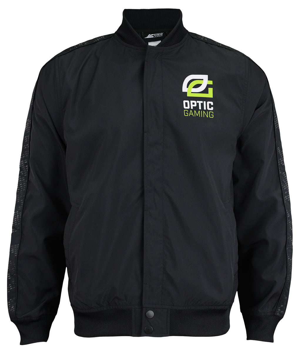 Call of Duty Men's Los Angeles Optic Gaming Team Kit Bomber Jacket, Black