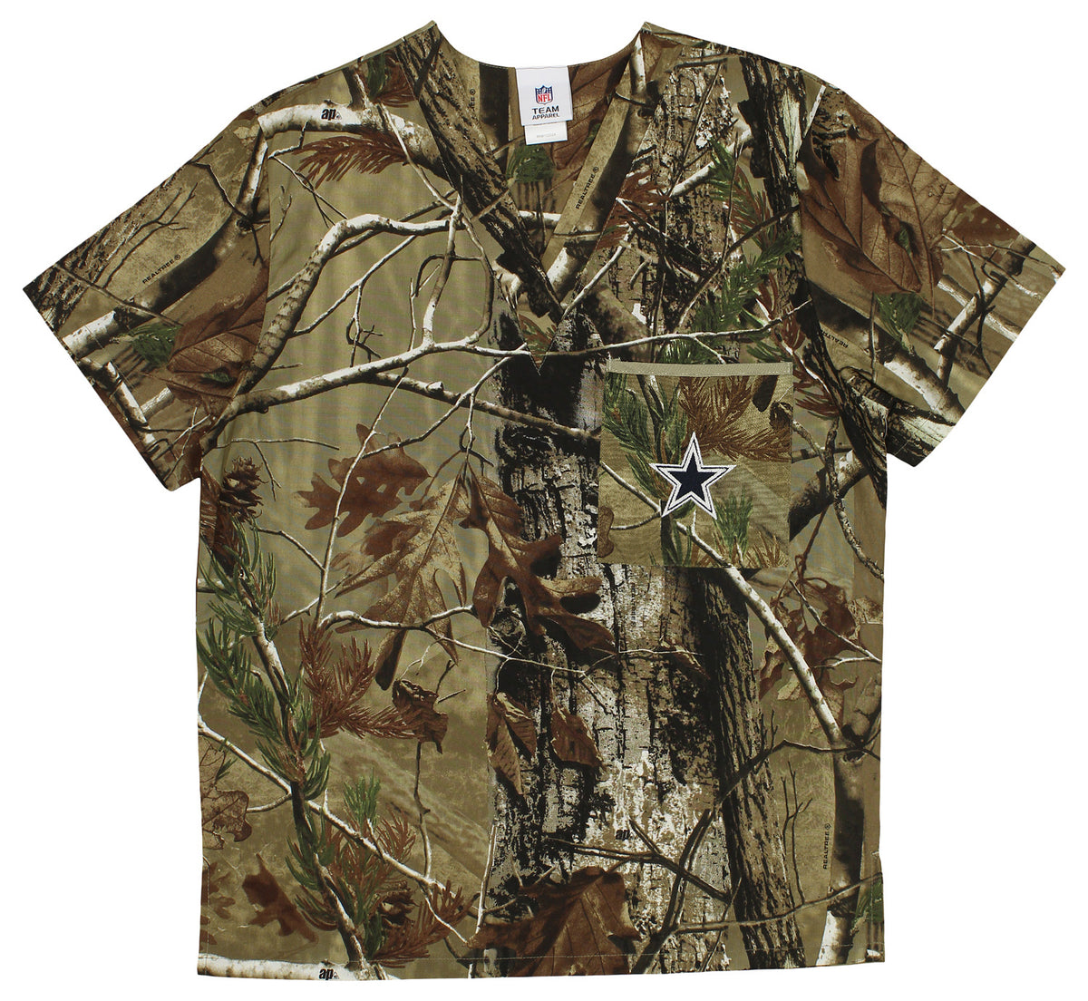 Fabrique Innovations NFL Unisex Dallas Cowboys Camo Team Logo