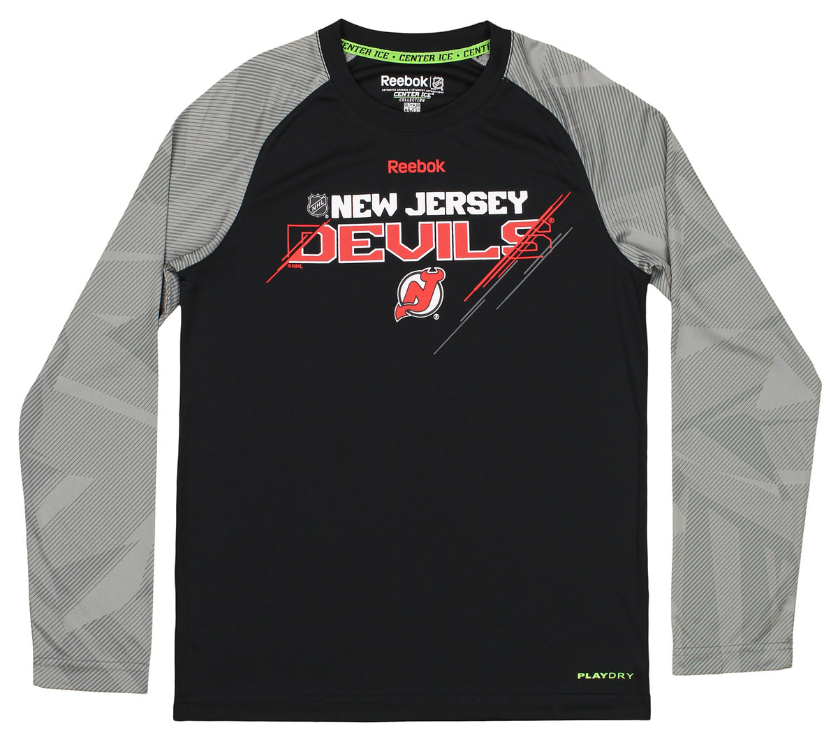 New Jersey Devils Branded Nhl Hockey Fights Cancer T-shirt - White