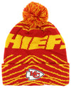 FOCO X Zubaz NFL Collab 3 Pack Glove Scarf & Hat Outdoor Winter Set, Kansas City Chiefs