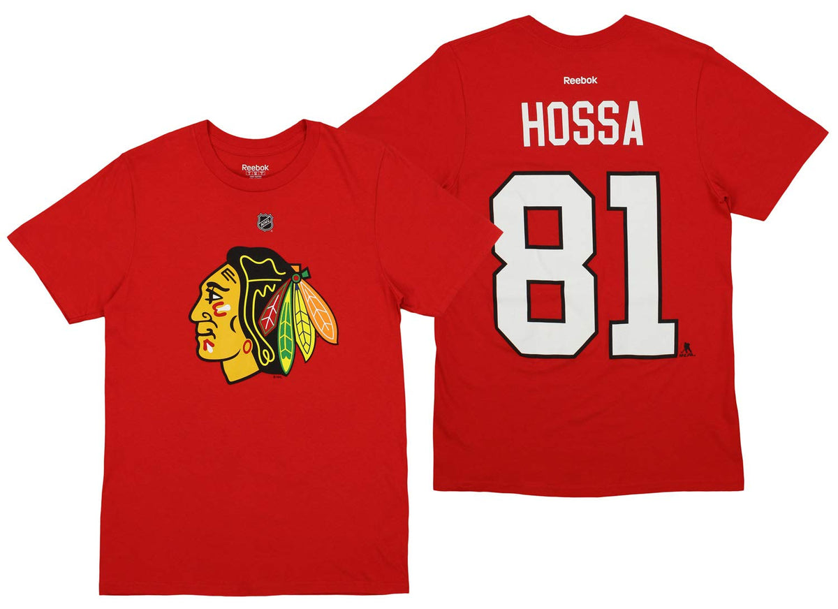 Marian Hossa Youth Chicago Blackhawks NHL Reebok Red Replica Jersey