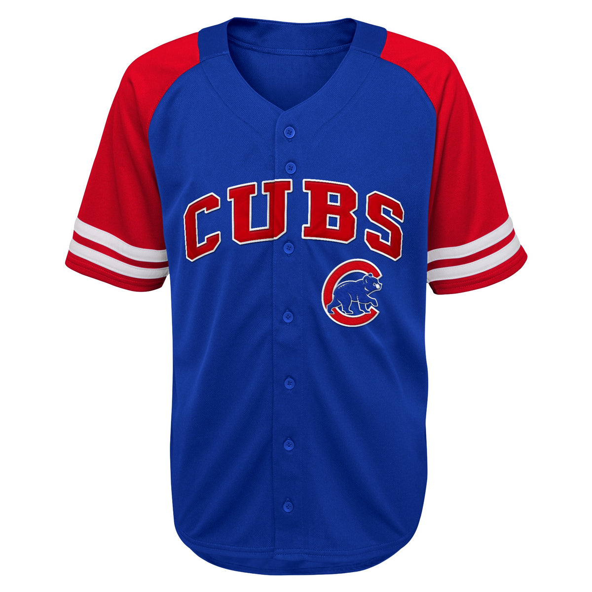 Outerstuff MLB Kids Chicago Cubs Button Up Baseball Team Home