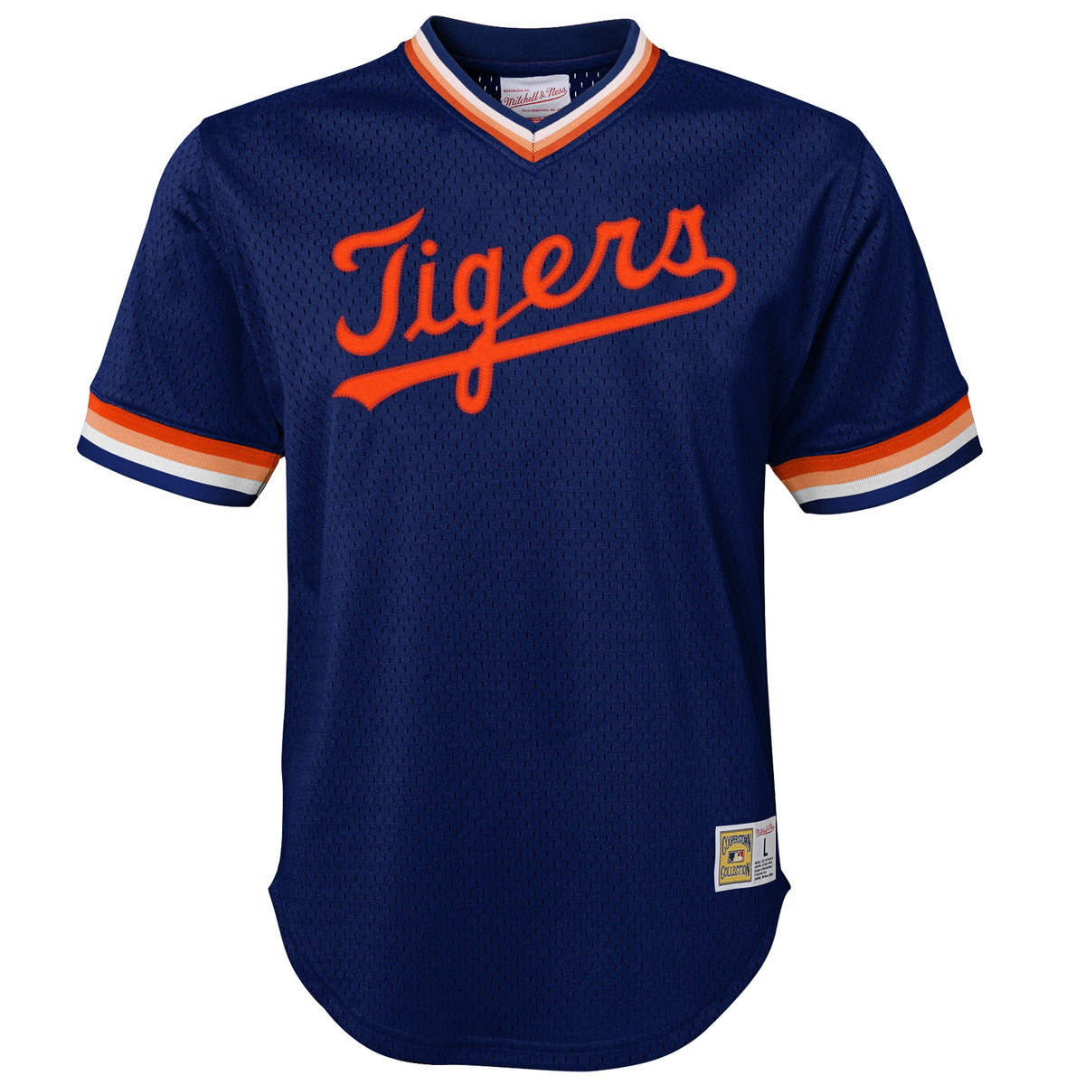 Mitchell & Ness NBA Youth (8-20) Detroit Tigers Throwback Mesh V