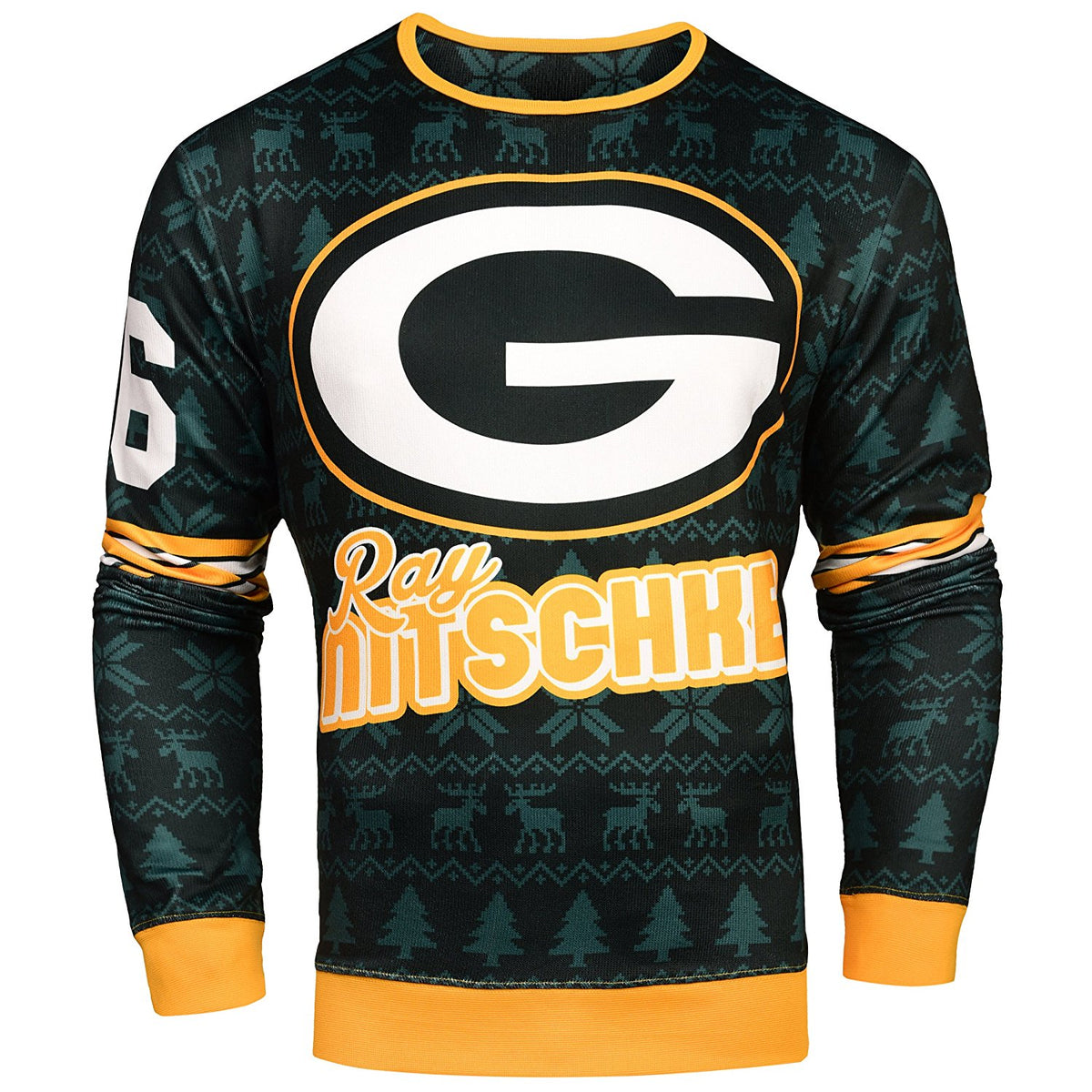 BEST Green Bay Packers Big Logo NFL Ugly Sweater