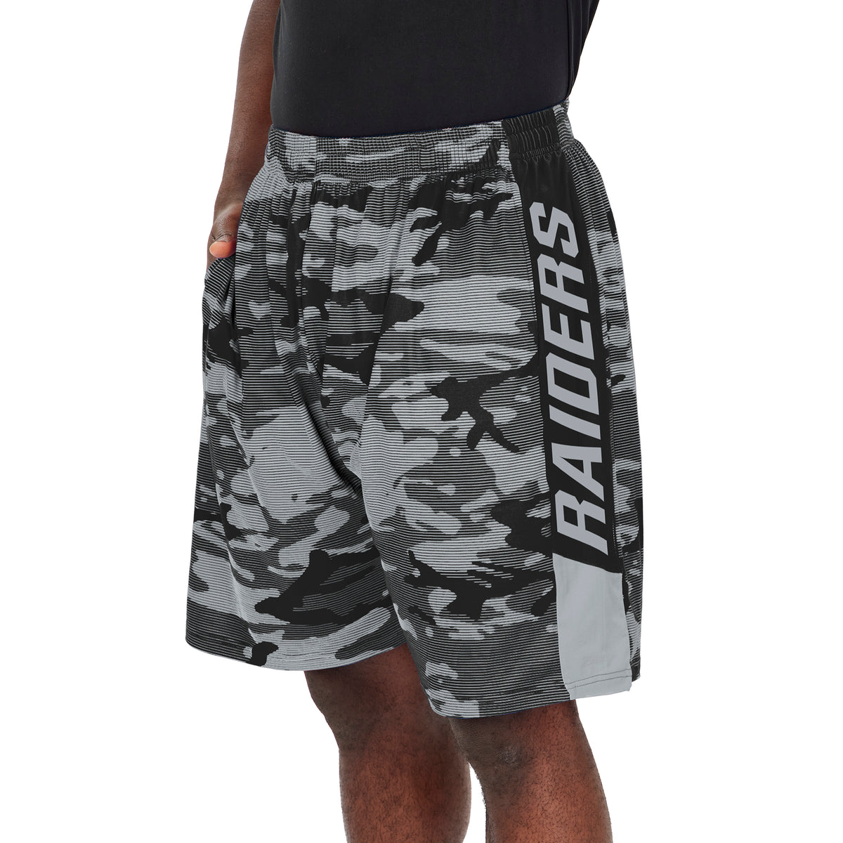 Zubaz NFL Men's Las Vegas Raiders Camo Lines Pants