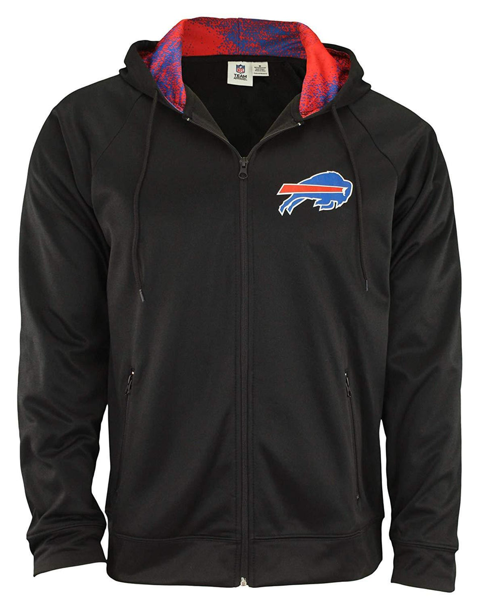 Buffalo Bills Full Zip Faux Sherpa Lined Heavy Weight Hoodie G-III