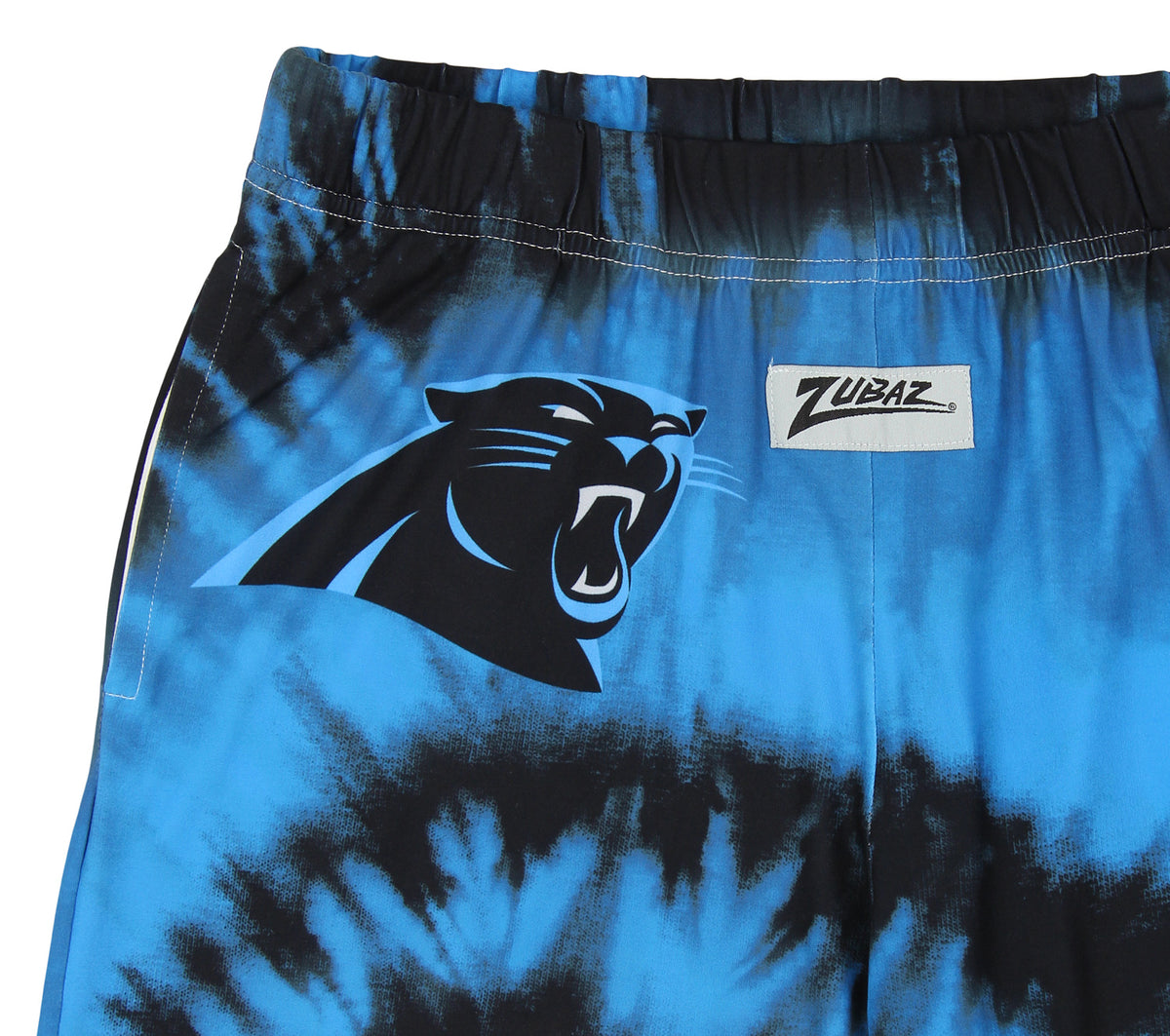 Carolina Panthers Zubaz Pants - Panther Blue/White