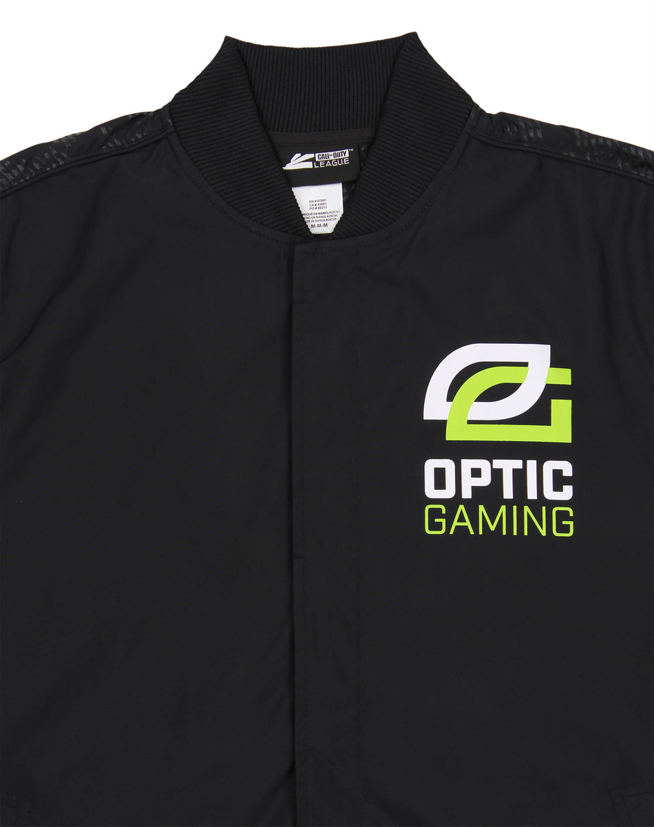 Call of Duty Men's Los Angeles Optic Gaming Team Kit Bomber Jacket, Black