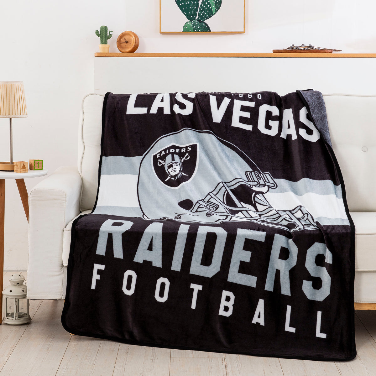 Las Vegas Raiders 50 x 60 Throw Blanket 