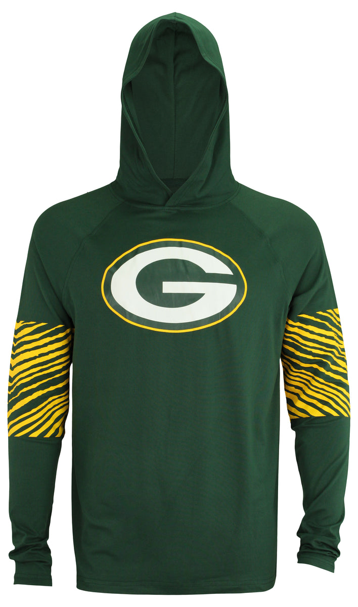 Zubaz NFL Men's Green Bay Packers Team Color Camo Back Panel Hoodie –  Fanletic