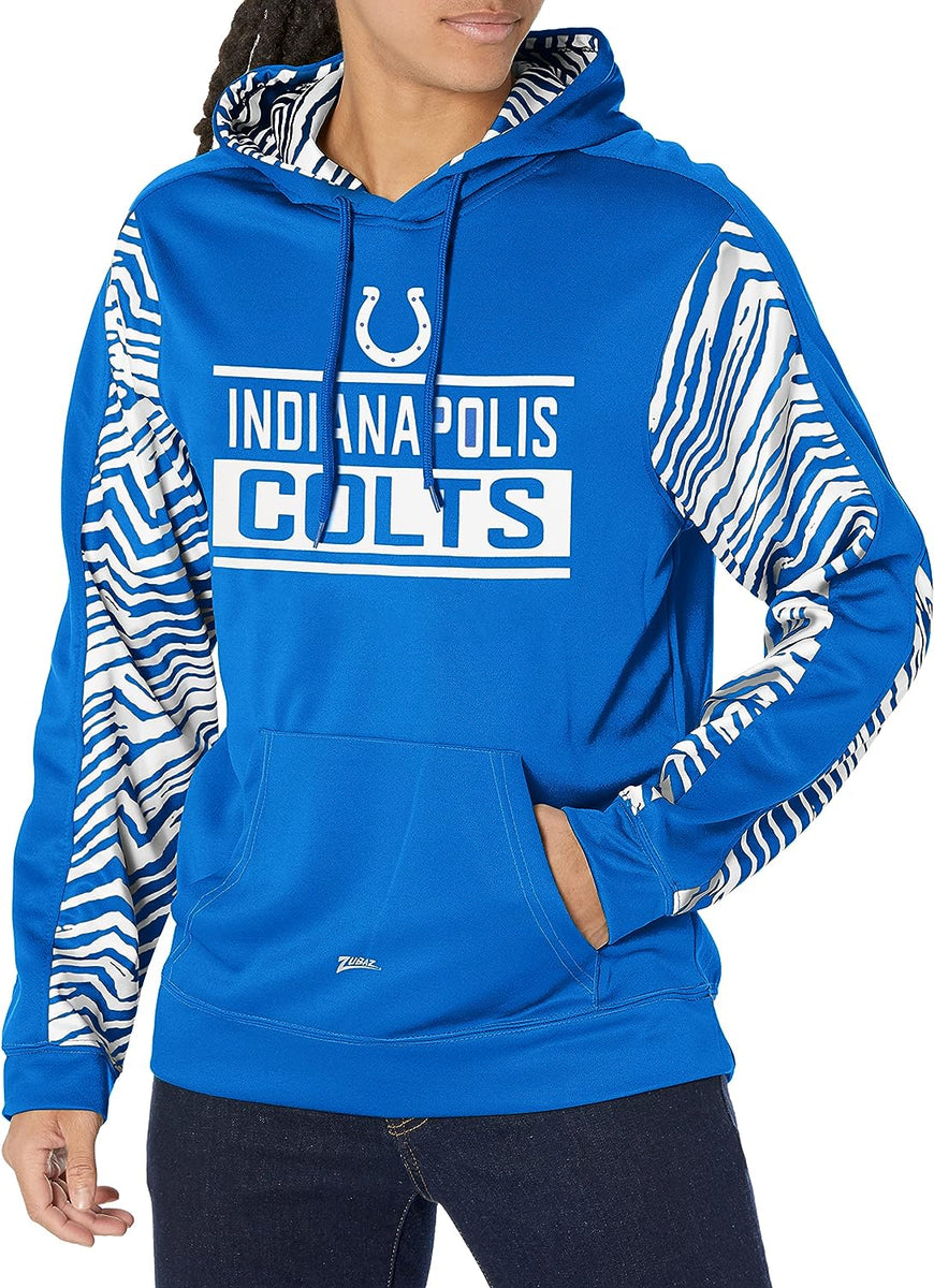 Indianapolis Colts NFL Team Apparel Mens Large Pull Over Jacket Long Sleeve