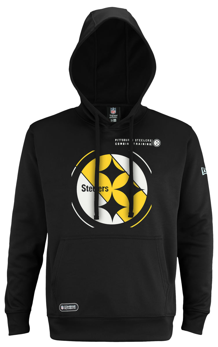 Officially Licensed NFL Men's Pittsburgh Steelers Black Hoodie